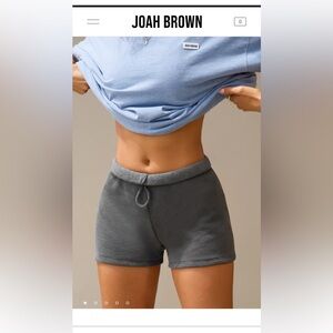 Josh Brown fitted sweat shorts